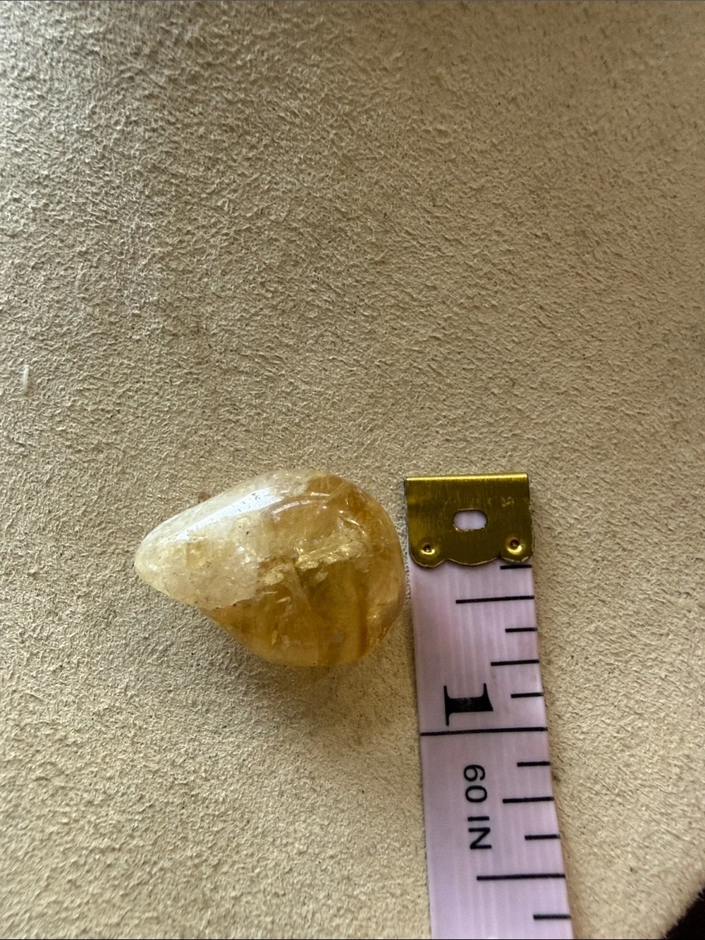 Natural Citrine Tumbled Crystal Stone!